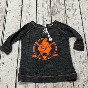 Women's Philadelphia Flyers Gray NHL Hockey Hoodie Shirt